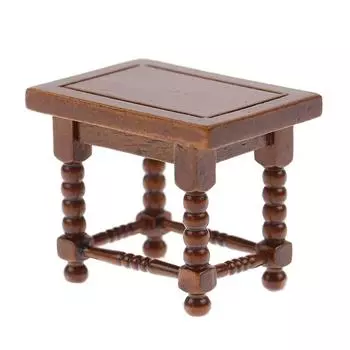 1:12 кукольных миниатюрных журнальных столиков, прикроватных стульев, кукольная мебель, декоративная игрушка