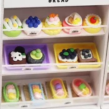 1:12 кукольных полок для торта, десертов, миниатюрная еда, миниатюрные игрушки, мини-модель, игровой домик, своими руками, маленькие украшения коричневый