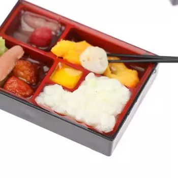 1:12 кукольных японских коробок быстрого питания для риса и сакэ с палочками для еды