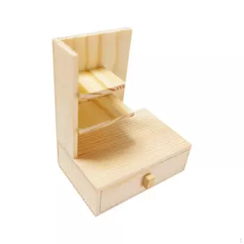 1:12 кукольных шкафов для кукольного домика, мебель для кукольного домика, имитация полки, деревянная мини-игрушка