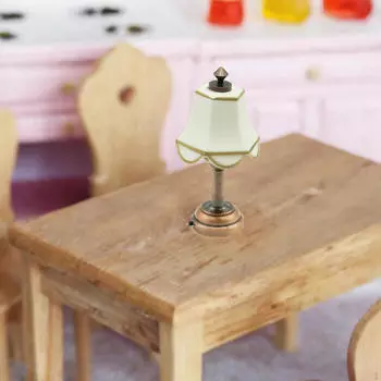 1/12 Кукольный Акриловый Настольный Светильник Кукольный Дом Освещение Декоративная Игрушка Мини для