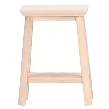 1:12 кукольный деревянный табурет бонсай имитация миниатюрной мебели модель игрушки аксессуар короткий табурет