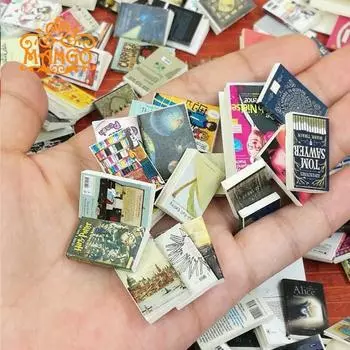 1:12 кукольный домик, аксессуары для сцены исследования, ручные книги, мини-журнал комиксов, 5 шт.