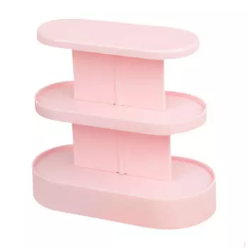1:12 Кукольный домик - демонстрационная полка Миниатюрный шкафчик Склад аксессуаров Стеллаж для продуктов Кукольный домик розовый