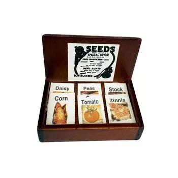 1/12 кукольный домик деревянный ящик для продажи семян витрина кукольный домик ферма декорации игрушки кукольный домик аксессуары ролевые игры игрушка