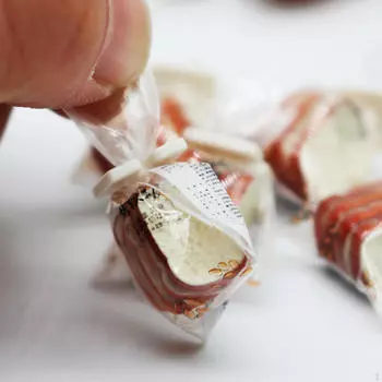 1/12 кукольный домик еда мини хлеб ручной работы тост модель смола для 1/6 кукольная игрушка BJD украшение