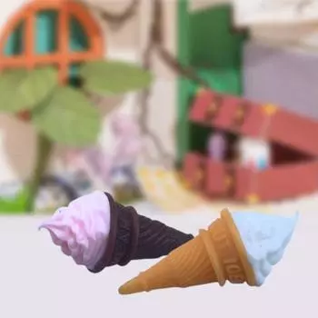 1/12 Кукольный домик Еда Модель Творческое Интеллектуальное Развитие Компактный Нежный Мальчики Девочки Ролевые Игры Мороженое Игрушки для Микро Ландшафта C