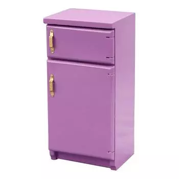 1:12 Кукольный домик Холодильник Морозильник Кукольный домик Шкаф, для Кукол для Гостиной и Столовой Кухни фиолетовый