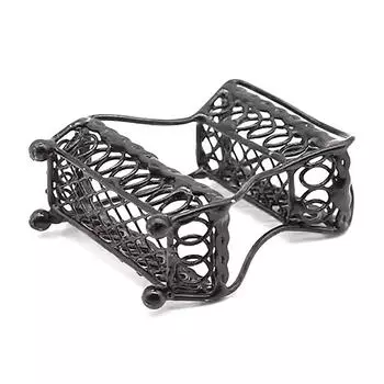 1:12 Кукольный Домик Имитационная Модель Металлическая Корзина Для Фруктов Мебель Кухонная Сцена Аксессуары