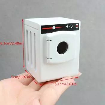 1/12 кукольный домик имитация барабанной стиральной машины модель кукольной мебели украшения кукольного домика декор сцены аксессуары