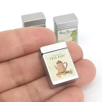 1/12 кукольный домик имитация чайной коробки коробка для хранения кукольный домик миниатюрное украшение кухни кукольный домик аксессуары для детских игрушек