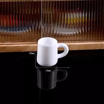 1/12 кукольный домик имитация чисто белая простая модель чашки кукольный домик миниатюрная кухня украшения микросцена строительство реквизит