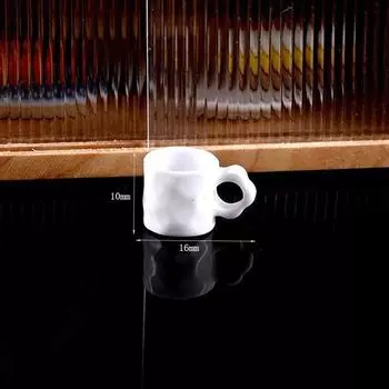 1/12 кукольный домик имитация чисто белая простая модель чашки кукольный домик миниатюрная кухня украшения микросцена строительство реквизит