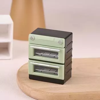 1/12 кукольный домик имитация двухъярусной печи модель кукольный домик мини кухонные принадлежности кукольный домик мебель украшения one size