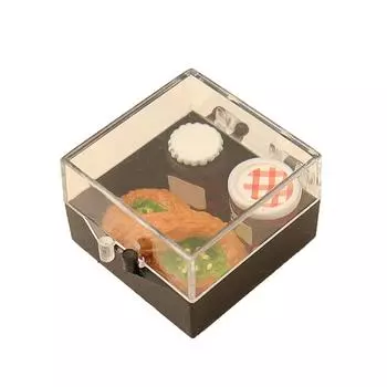 1/12 кукольный домик имитация хлеба джем с ящиком для хранения набор кукольный домик мини десерт еда украшения кукольный домик кухня сцена игрушки A7