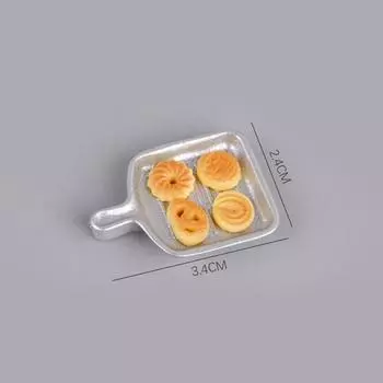 1/12 кукольный домик имитация хлеба с подносом кукольный домик мини кухня еда украшения игрушка кукольный домик аксессуары ролевые игры игрушка