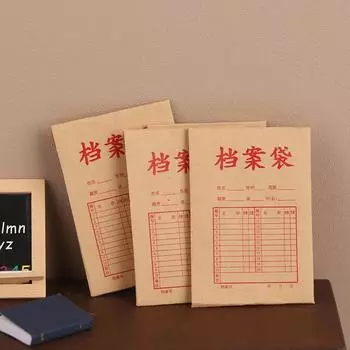 1/12 кукольный домик имитация крафт-бумага сумки для документов кукольный домик кабинет офис школа канцелярские принадлежности украшения кукольный дом аксессуары