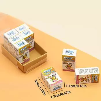 1/12 кукольный домик имитация напитков набор кукольный домик мини супермаркет напитки декор кукольный дом аксессуары ролевые игры игрушки A5