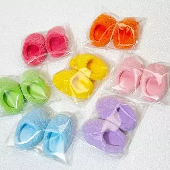 1/12 кукольный домик имитация плюшевые тапочки модель кукольный домик миниатюрная обувь украшения куклы наряды аксессуары