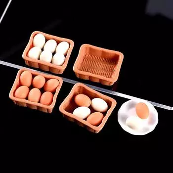 1/12 кукольный домик, имитация подноса для яиц, модель кукольного домика, мини-кухонные украшения, аксессуары для кукольного дома, игрушки для ролевых игр