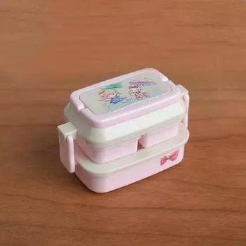 1/12 кукольный домик имитация ручной коробки для ланча коробка для пикника модель кукольного дома мини-кухня столовые приборы украшения ролевые игры игрушки A4 Cartoon version