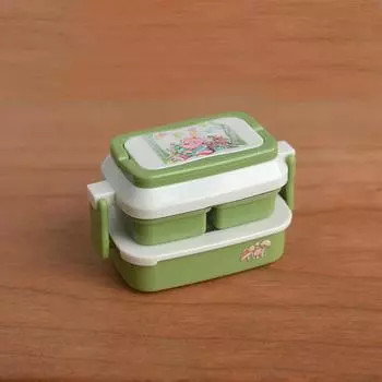 1/12 кукольный домик имитация ручной коробки для ланча коробка для пикника модель кукольного дома мини-кухня столовые приборы украшения ролевые игры игрушки A3 Cartoon version