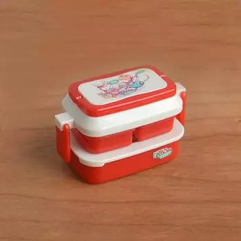 1/12 кукольный домик имитация ручной коробки для ланча коробка для пикника модель кукольного дома мини-кухня столовые приборы украшения ролевые игры игрушки A2 Cartoon version