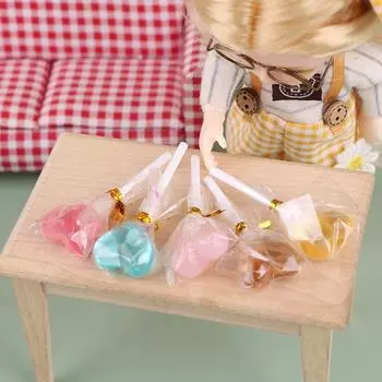 1/12 кукольный домик имитация сердца леденец кукольный домик миниатюрный конфетный орнамент кукольный домик еда аксессуары ролевые игры игрушки