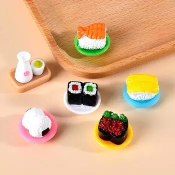 1/12 кукольный домик имитация суши модель кукольный домик миниатюрная кухня еда украшения кукольный домик сцены аксессуары детские игрушки A1