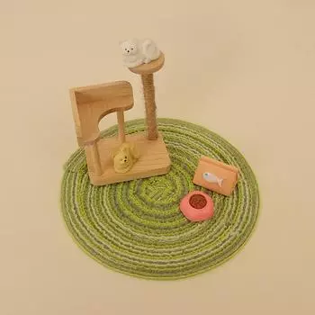 1/12 кукольный домик кошка скалодром питомец кошка набор кукольный домик гостиная мебель украшения кукольный дом аксессуары для детей игрушки one size