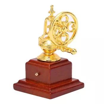 1:12 Кукольный домик Металл Кофеварка Моделирование Кухонная Мебель Кукольный Дом Миниатюра золотой