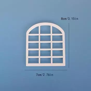 1/12 Кукольный домик Мини Деревянная Модель Рамы Окна Кукольный домик Мебель Декорация Кукольный домик Микро Сцена Реквизит для Строительства as the picture