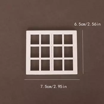 1/12 Кукольный домик Мини Деревянная Модель Рамы Окна Кукольный домик Мебель Декорация Кукольный домик Микро Сцена Реквизит для Строительства