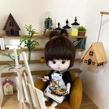 1/12 кукольный домик, мини-деревянный торшер, светодиодный настенный светильник, модель кукольной мебели, декор, игрушка, микросцена, строительный реквизит