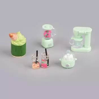 1/12 кукольный домик мини кухня электроприбор модель комплект кукольный домик соковыжималка рисоварка духовка игрушки еда кукольный домик декор