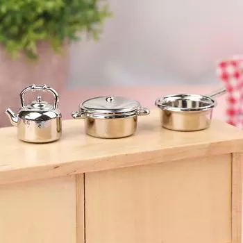 1/12 кукольный домик, мини-кухонные принадлежности, модель кукольного домика, кухонный горшок, лопаточка, украшение