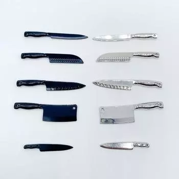 1/12 Кукольный домик Мини Ножи Модель Кукольный домик Кухня Кухонная утварь Аксессуары A2