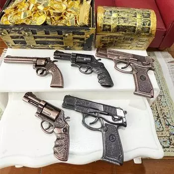 1/12 кукольный домик Мини Револьвер Игрушка для стрельбы Фигурки для кукольного домика Солдат Декорации для сцен Аксессуары Кукольный домик Фотореквизит