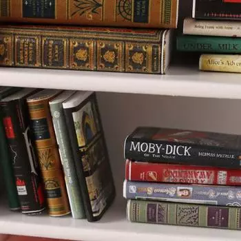 1:12 Кукольный домик Миниатюра Моделирование Английская Книга Мебель Орнамент Модель