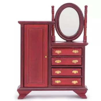 1:12 Кукольный домик Миниатюрная гостиная Туалетный столик Кукольный домик Украшения Аксессуары Гардеробная