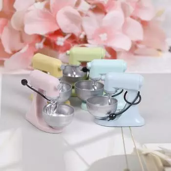 1:12 Кукольный домик Миниатюрная кухня Современный миксер Модель Мебель Аксессуары Игрушки