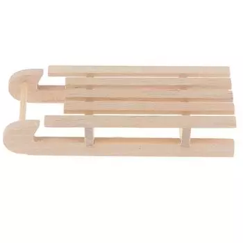 1/12 кукольный домик, миниатюрная мини-деревянная модель рождественских саней, аксессуар «сделай сам» One Size