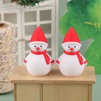 1/12 кукольный домик миниатюрная модель снеговика кукольный домик украшение для дома кукольный домик микро сад ландшафтные аксессуары one size