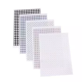 1/12 кукольный домик миниатюрная напольная наклейка настенная наклейка кухонный аксессуар для ванной комнаты 28.5*25.7cm белый