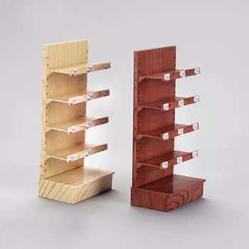 1/12 кукольный домик, миниатюрная полка для супермаркета, кукольный домик, витрина, украшение шкафа, аксессуары для кукольного дома, мебель коричневый