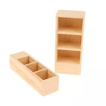 1/12 Кукольный домик Миниатюрная полка для хранения Книжная полка Модель кукольного домика Моделирование Мебель Украшения Кукольный дом Аксессуары Игрушки A1