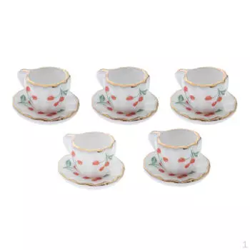 1/12 Кукольный домик Миниатюрная посуда Мебель Чайная посуда