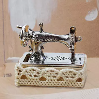 1/12 кукольный домик миниатюрная швейная машинка мебель украшения антикварные поделки своими руками Black