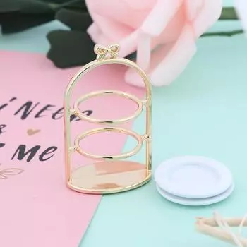 1/12 кукольный домик, миниатюрная сковорода для десерта, подставка для торта, поднос с фруктами, кукла, кухонные игрушки one size