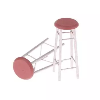 1:12 кукольный домик миниатюрный барный стул стул высокий табурет мини круглый табурет карманный табурет модель мебель декор детская игрушка